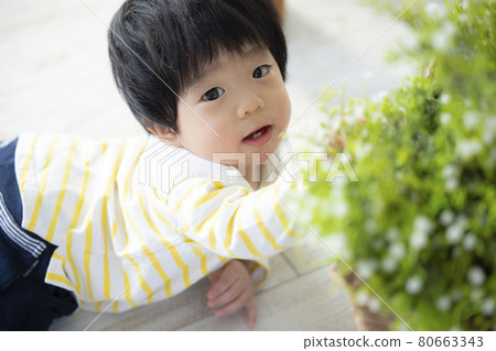 寶寶在玩玩具 寶寶在玩玩具 80663343