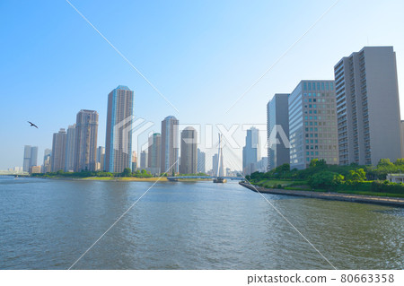 Scenery from Eitai Bridge / Eitai Bridge 80663358