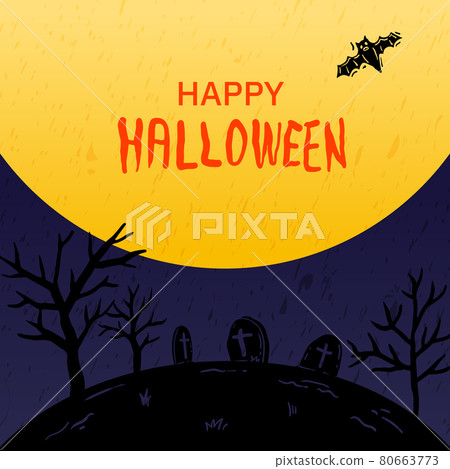 Square Halloween Poster 80663773