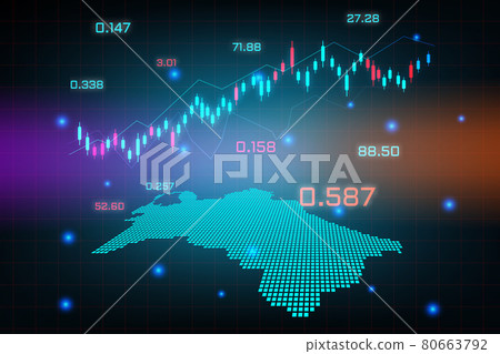 Stock market background or forex trading business graph chart for financial investment concept of Turkmenistan map. business idea and technology innovation design. Stock market background or forex trading business graph chart for financial investment concept of Turkmenistan map. business idea and technology innovation design. 80663792
