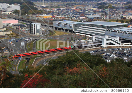 Nagasaki Main Line Limited Express Train Arrive at Shin-Tosu Station Nagasaki Main Line Limited Express Train Arrive at Shin-Tosu Station 80666130