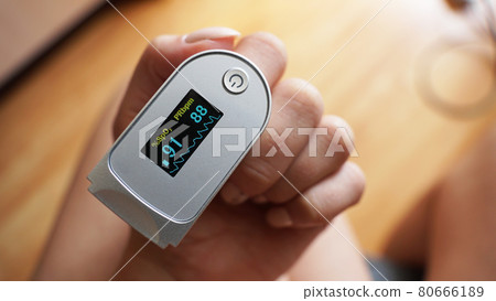 Low blood oxygen levels. A dangerous indicator for hypoxia 80666189