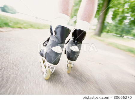 Roller blading the wall 80666270