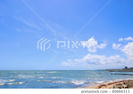 Hiraiso Beach in Summer, Hitachinaka City, Ibaraki Prefecture Hiraiso Beach in Summer, Hitachinaka City, Ibaraki Prefecture 80666311