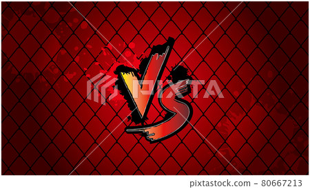 Showdown battle VS wire mesh fence Showdown battle VS wire mesh fence 80667213