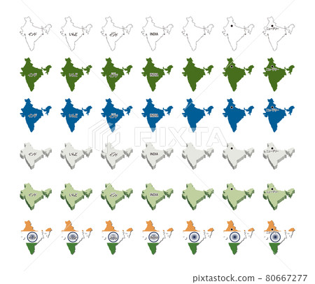 亞洲-印度-插圖集 80667277