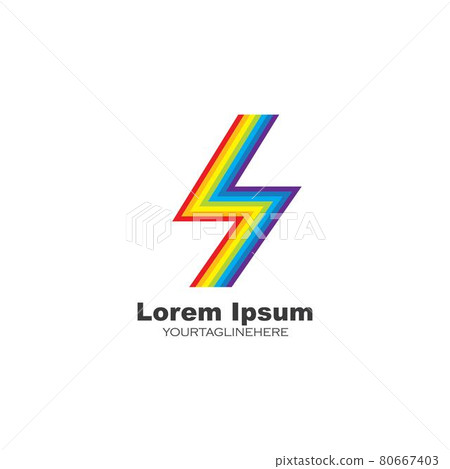 flash thunder bolt illustration vector flash thunder bolt illustration vector 80667403