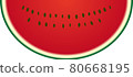Cut watermelon 80668195