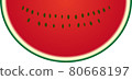 Cut watermelon 80668197