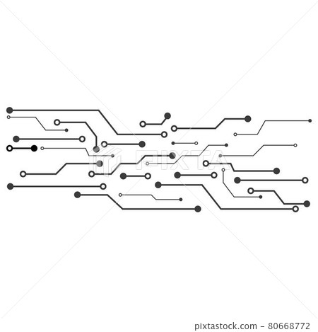 circuit board line,cpu,chip icon illustration vector circuit board line,cpu,chip icon illustration vector 80668772