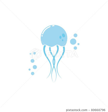 jelly fish icon vector illustration design 80668796