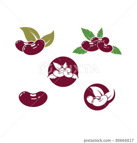 kidney bean icon vector illustration design 80668817