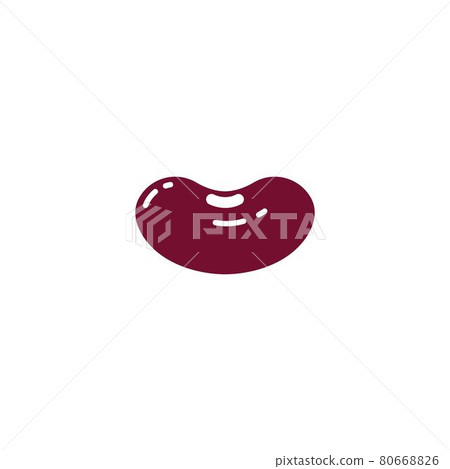 kidney bean icon vector illustration design kidney bean icon vector illustration design 80668826