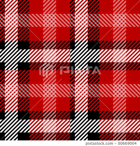 Abstract Geometric Tartan Check Seamless Pattern Buffalo Check