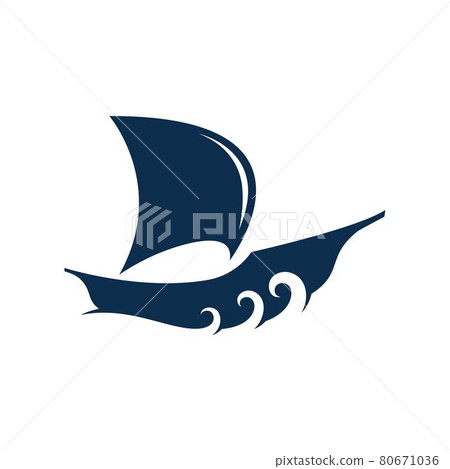 Cruise ship vector icon illustration design 80671036