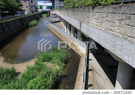 Shirako River Bikunibashi Downstream Reservoir Intake Water Flood Countermeasures Disaster Prevention Facility Shirako River Bikunibashi Downstream Reservoir Intake Water Flood Countermeasures Disaster Prevention Facility 80671880