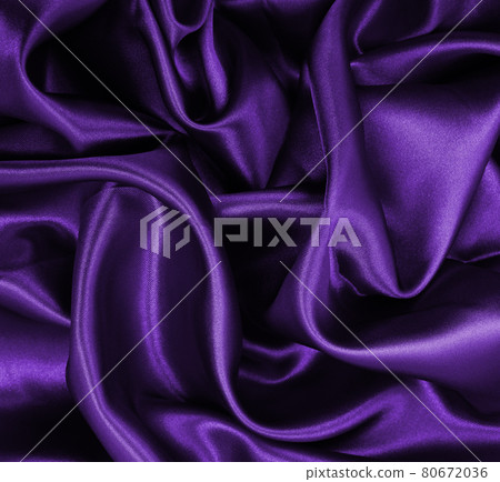 Smooth elegant lilac silk or satin luxury cloth texture as abstract background. Luxurious background design 80672036