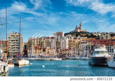 Marseille Old Port with yachts. Marseille, France Marseille Old Port with yachts. Marseille, France 80672110