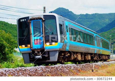 2-car train mini limited express Ashizuri 2-car train mini limited express Ashizuri 80672244
