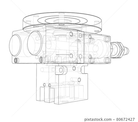 Abstract industry object concept. Vector 80672427