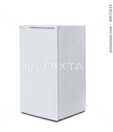 White single door upright refrigerator White single door upright refrigerator 80672614