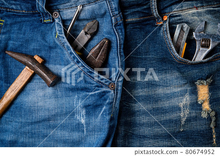 美國勞動節 勞動節 勞工節 工具 父親節 牛仔褲 Labor Day Father Day 80674952