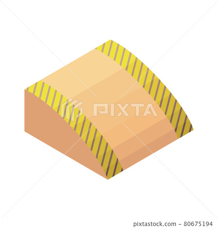 Isometric skatepark element, ramp. Infrastructure for sporty mans riding on the skateboard. Modern youth leisure. Recreation playground vector illustration Isometric skatepark element, ramp. Infrastructure for sporty mans riding on the skateboard. Modern youth leisure. Recreation playground vector illustration 80675194