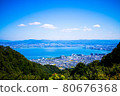 Biwa Lake from Hiei Mountain 80676368