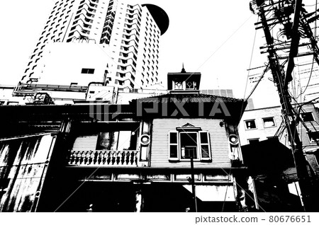 Retro scenery in front of Osaka station Retro scenery in front of Osaka station 80676651