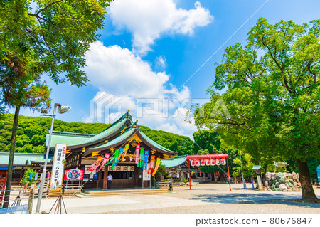 Masumida Shrine, Tanabata Festival wishing for the prosperity of the textile industry <Ichinomiya City, Aichi Prefecture> 80676847