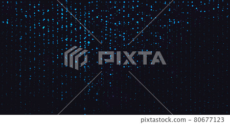 Vertical lines blue dust falling down 80677123