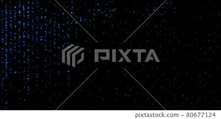 Vertical lines blue dust falling down - Stock Illustration [80677124 ...