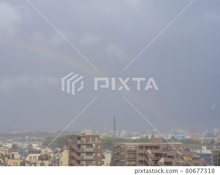 Rainbow sky, cloud, rainbow, after the rain 80677318