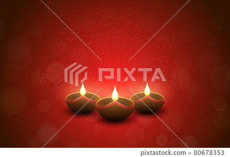 Red hindu festival vector design. 80678353