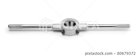 Thread die holder isolated. Thread die holder isolated. 80679372