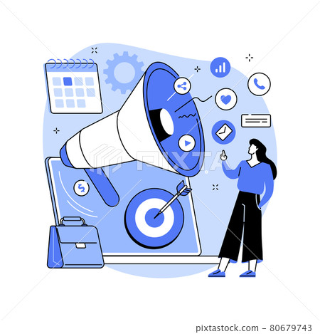 Marketing campaign abstract concept vector illustration. 80679743
