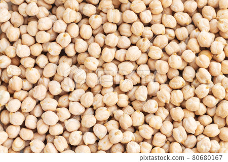 Background and texture of dry raw organic chickpeas Background and texture of dry raw organic chickpeas 80680167