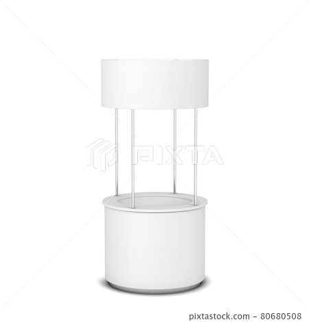 Round promotional counter - Stock Illustration [80680508] - PIXTA