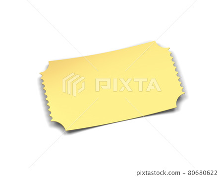 Blank cinema ticket or coupon Blank cinema ticket or coupon 80680622
