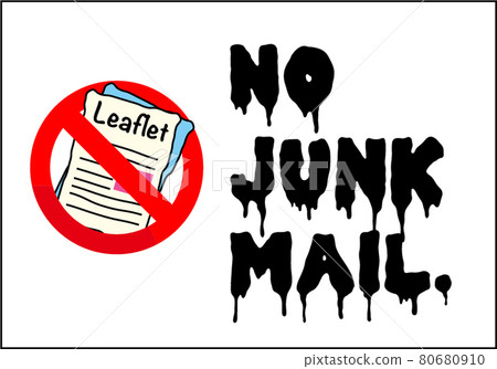 No junk mail No junk mail 80680910