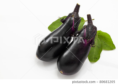 White background eggplant White background eggplant 80681205