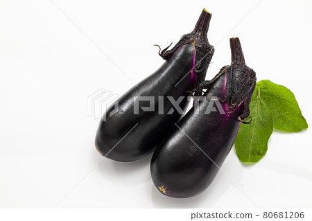 White background eggplant White background eggplant 80681206