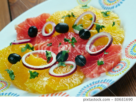 Sicilian orange salad 80681690