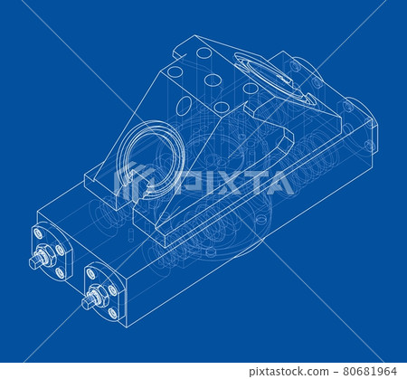 Abstract industry object concept. Vector 80681964