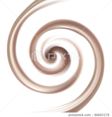 Vector background of swirling chocolate texture Vector background of swirling chocolate texture 80683178