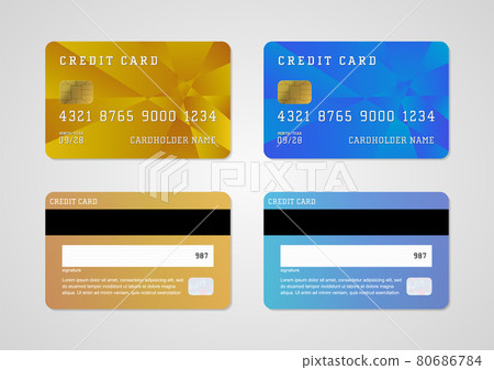 多張信用卡套圖素材（帶矢量） 80686784