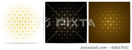 Set of pattern with golden sparkle lines.Luxury of black,white,and gold background Set of pattern with golden sparkle lines.Luxury of black,white,and gold background 80687681