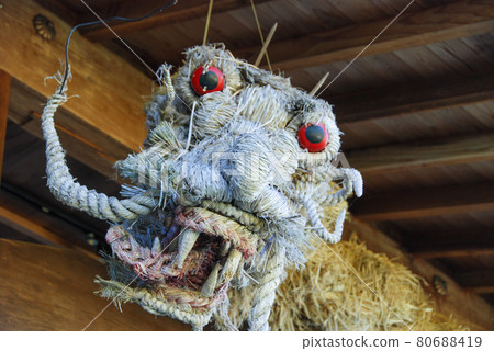 《廣島縣》美北丘陵公園神樂電稻草龍 80688419