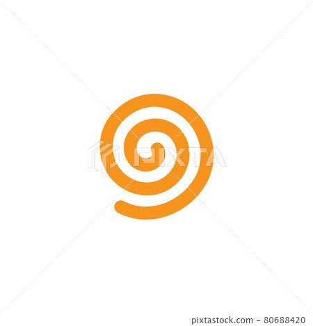vortex wind  icon vector design illustration 80688420