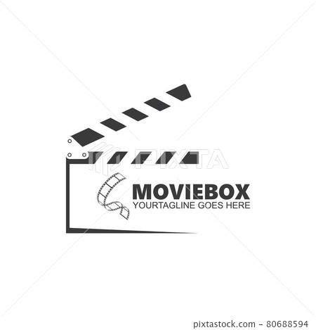 clapperboard  icon element vector illustration 80688594